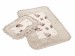 Набор ковриков для ванной Irya Essa natural бежевый 60х90 см + 40x60 см