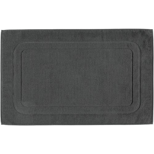 Коврик - полотенце для ног Cawoe Textil Badematte 201 antrazit 50х80 см