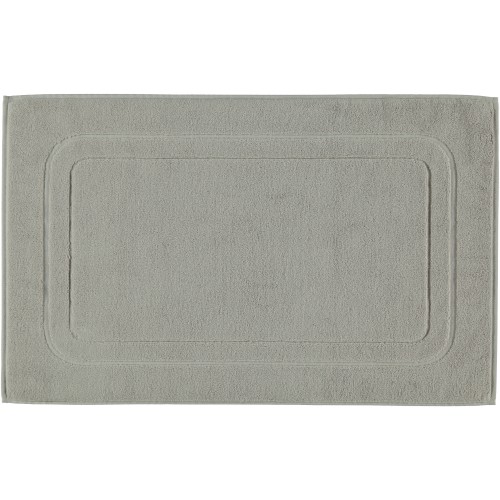 Коврик - полотенце для ног Cawoe Textil Badematte 201 silber 50х80 см