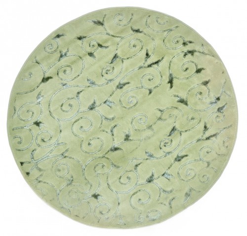 Коврик Arya Sarmasik зеленый круглый d-120 см