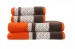 Полотенце махровое NAZENDE 70x140 оранжево-коричневый