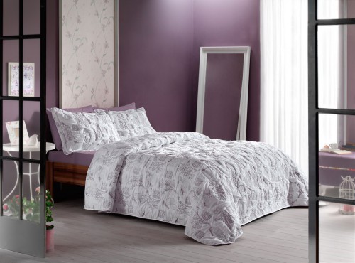 Покрывало TAC Comfort Monet lila v01 лиловый 245x250 см