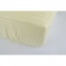 Простынь Lotus сатин страйп на резинке ваниль160x200+25 см