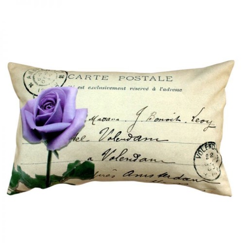 Наволочка декоративная Barine Purple Rose 30x50 см
