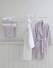 Набор банный халаты с полотенцами Marie Claire  DANYA LILAC-WHITE