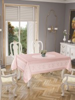 Скатерть Tropik home Priencly Pink 5698-7 150x220 см