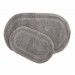 Набор ковриков для ванной Irya Havana  gri серый 70x120 см + 50x80 см