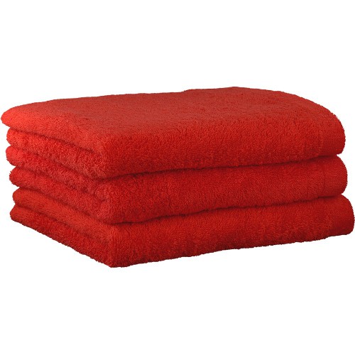 Полотенце Cawoe Textil Life Style Uni 7007-263 rot 70x140 см