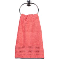Полотенце Cawoe Textil Sense Coloured Borte  932-27 rot 50х100 см