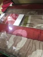 Набор бамбуковых полотенец Le Vele из 6 штук (бордовый, коричневый)