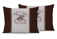 Набор наволочек Beverly Hills Polo Club BHPC 029 Brown 50x70 см