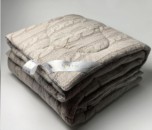 Одеяло Iglen шерстяное во фланели зимнее 140х205 см