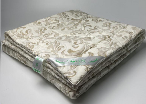 Одеяло Iglen хлопковое в бязи демизезонное 110х140 см