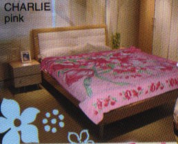 Простынь махровая Le Vele 180х230 см Charlie pink