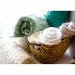 Плед-шаль Lotus Alpakina косы молоко 90х180 см