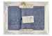 Набор полотенец Arya Jewel темно-голубой 50х90 см и 70х140 см
