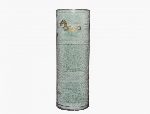 Набор полотенец Arya в тубе Miranda Soft мятный 30х50 см и 50х90 см