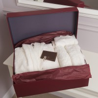 Банный набор из халата и 2 полотенец с кружевом Vincent Devois Adeline
