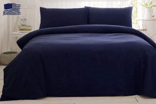 Простынь Boston textile Sateen Dark Blue 175х215 см