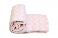 Одеяло Vladi детское Зигзаг розовое 100x140 см
