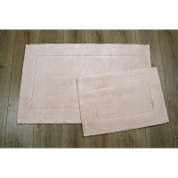Набор ковриков для ванной Irya Vega pudra пудра 60x100 см + 40x60 см