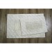 Набор ковриков для ванной Irya Avis bej бежевый 60x90 см + 40x60 см