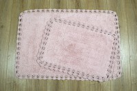 Набор ковриков для ванной Irya Debra g.kurusu пудра 60x90 см + 40x60 см
