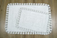 Набор ковриков для ванной Irya Debra yesil зеленый 60x90 см + 40x60 см