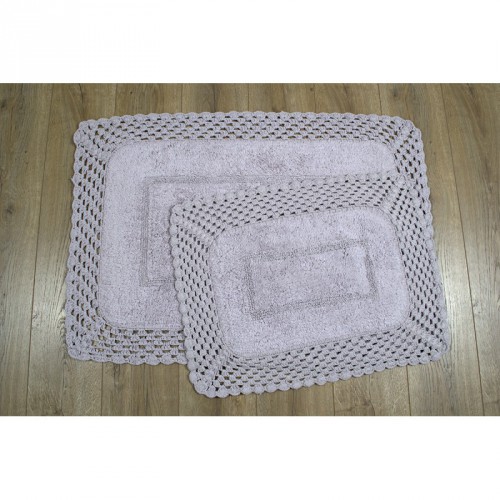 Набор ковриков для ванной Irya Lizz lila лиловый 70x100 см + 45x65 см
