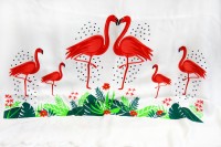 Пляжное полотенце LightHouse Cross Peshtemal Flamingo 90x180 см