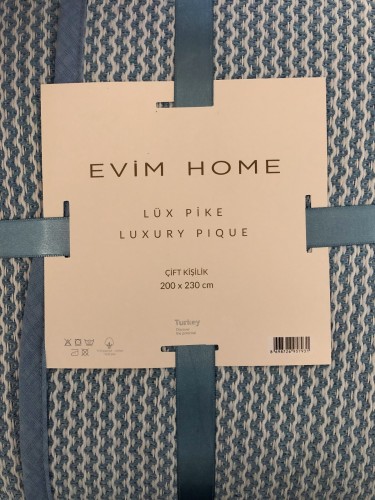 Плед Evim Lux Pike синий 160x230 см