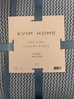 Плед Evim Lux Pike синий 200x230 см