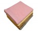 Простынь махровая Goldentex PM-021 розовая 190x215 см