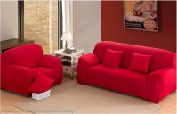 Чехол на трехместный диван HomyTex Красный