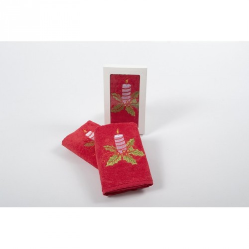 Полотенце Lotus New Year 214 30x50 см с вышивкой