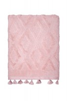 Полотенце Arya Жаккард Duma розовое 70x140 см