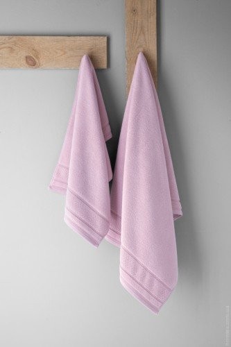 Набор полотенец Arya Poise светло-розовый 50x90 см +70х140 см