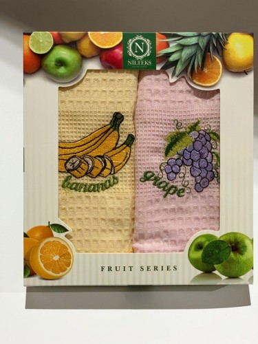 Набор кухонных полотенец Nilteks Fruit Series V01 40x60 см 2 шт.