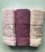 Набор махровых полотенец Sikel Bamboo Lady 30х50 см розовый-фиолетовый-персиковый 3 шт.