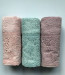 Набор махровых полотенец Sikel Organic Bamboo Istanbul 30х50 см 3 шт. светло розовый-бирюза-фиолетовый