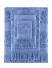 Полотенце махровое с бахромой Arya Isabel soft голубое 70х140 см