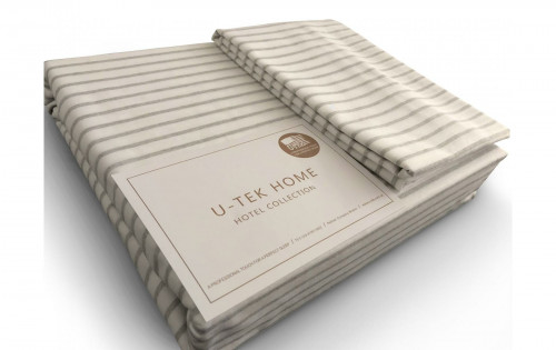 Utek Hotel Collection  Cotton Stripe Grey 20 полуторный 145x210 см