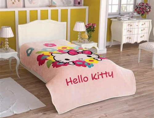 Плед-покрывало TAC Disney Hello Kitty Flowers 160x220 см
