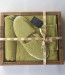 Набор для сауны женский Purry (юбка, чалма, тапочки) Кадушка салатовый
