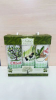 Набор кухонных полотенец Nilteks Вафельные Olive 35x50 см 3 шт.