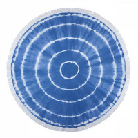 Полотенце BarineSwirl Roundie Blue D-150 см