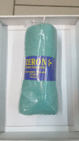 Простынь на резинке трикотажная 180*200 бирюзовая (TM Zeron)