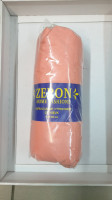 Простынь на резинке трикотажная 180*200 персиковая (TM Zeron)