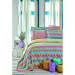 Набор постельное белье с покрывалом Karaca Home Mood Prime Zigzag 2020-2 полуторный