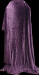 Плед из микрофибры Koloco 160x210 см камушки фиолетовый